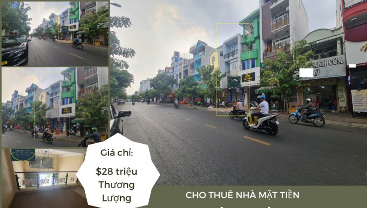 Cho thuê nhà Mặt tiền Tân Sơn Nhì 64m2, 3 Lầu, 28 triệu